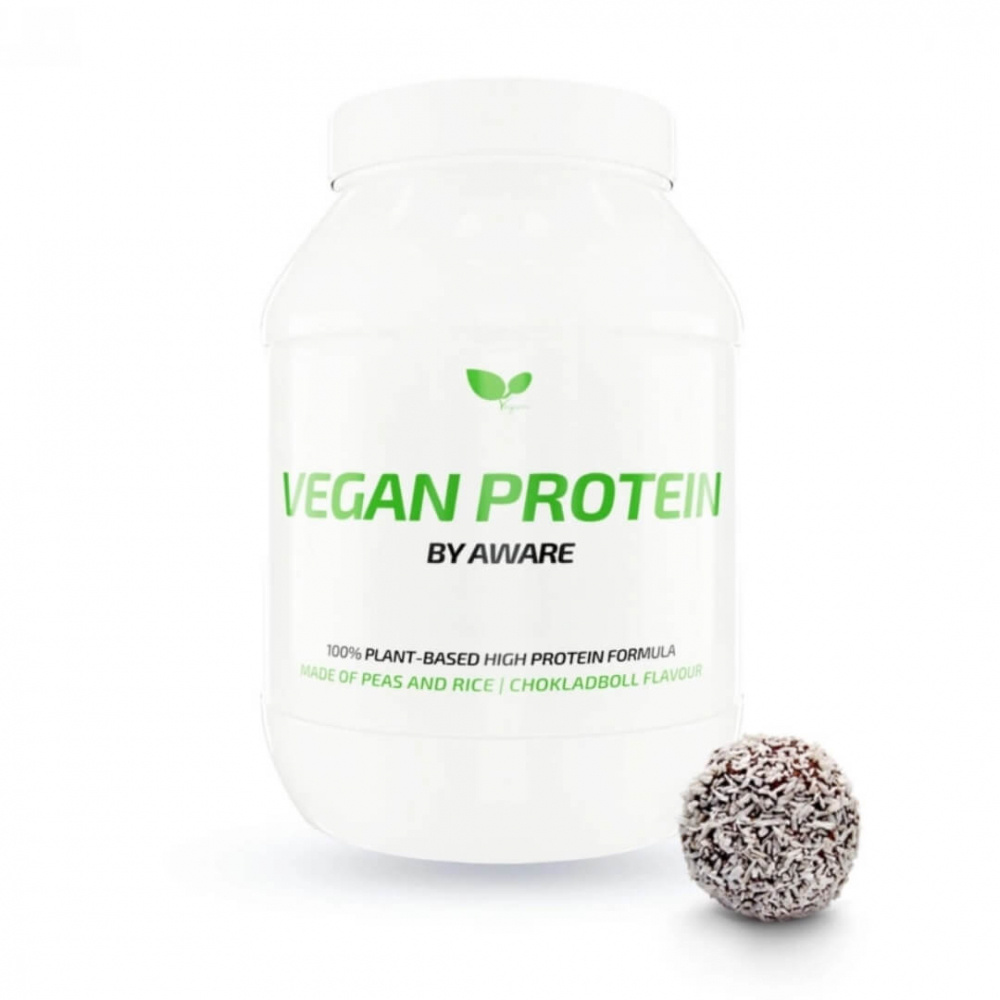Aware Nutrition Vegan Protein, 900 g i gruppen Kosttillskott & Livsmedel / Proteinpulver / Laktosfritt Protein hos Tillskottsbolaget (AWARE7588)