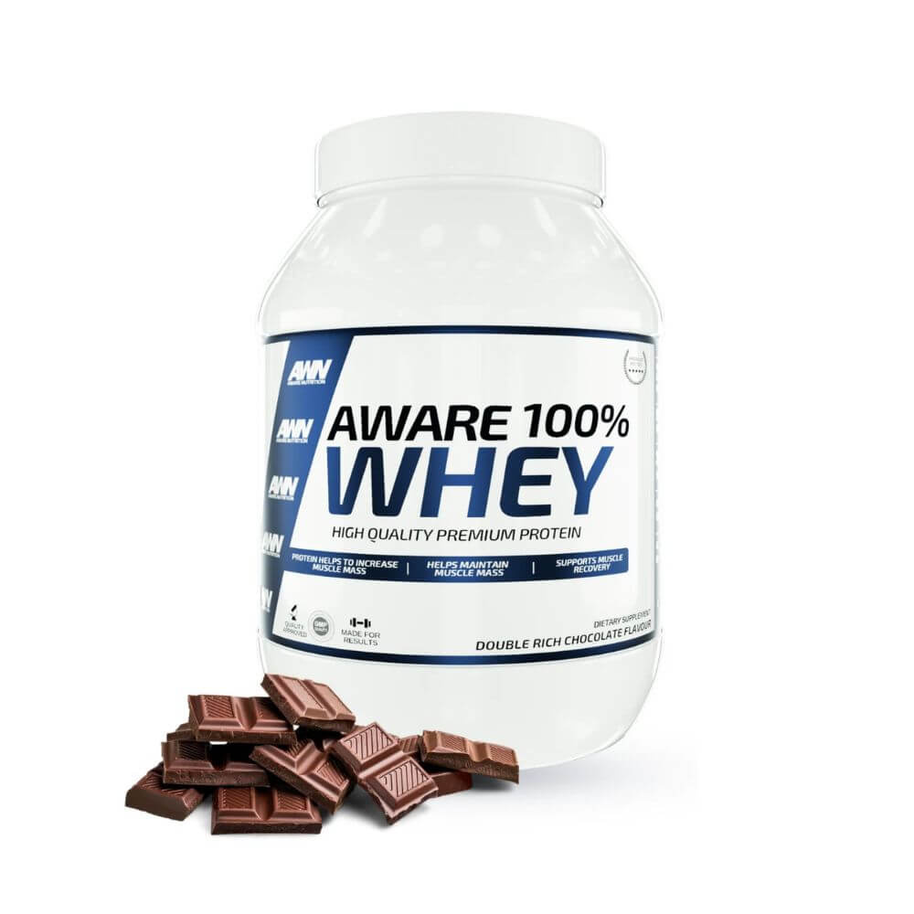 Aware Nutrition 100% Whey, 900 g i gruppen Kosttillskott & Livsmedel / Proteinpulver / Vassleprotein / Whey protein hos Tillskottsbolaget (AWARE7889)