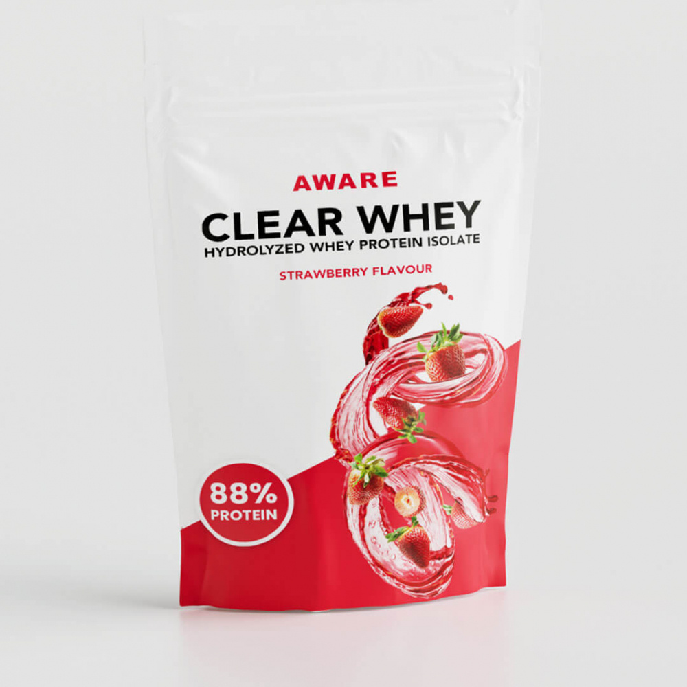Aware Nutrition Clear Whey, 500 g i gruppen Kosttillskott & Livsmedel / Proteinpulver / Vassleprotein / Whey protein hos Tillskottsbolaget (AWARE89536)