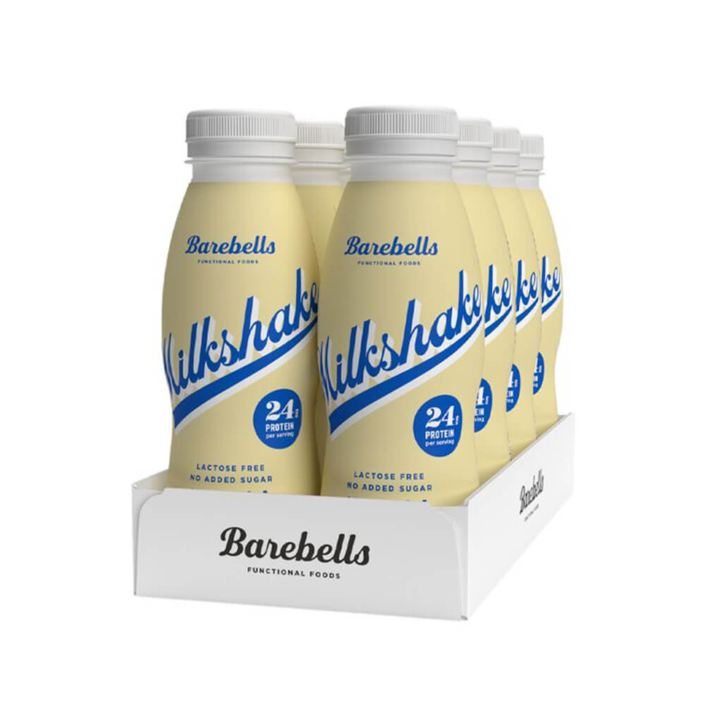 Köp 8 x Barebells Milkshake, 330 ml (Vanilla) hos Tillskottsb