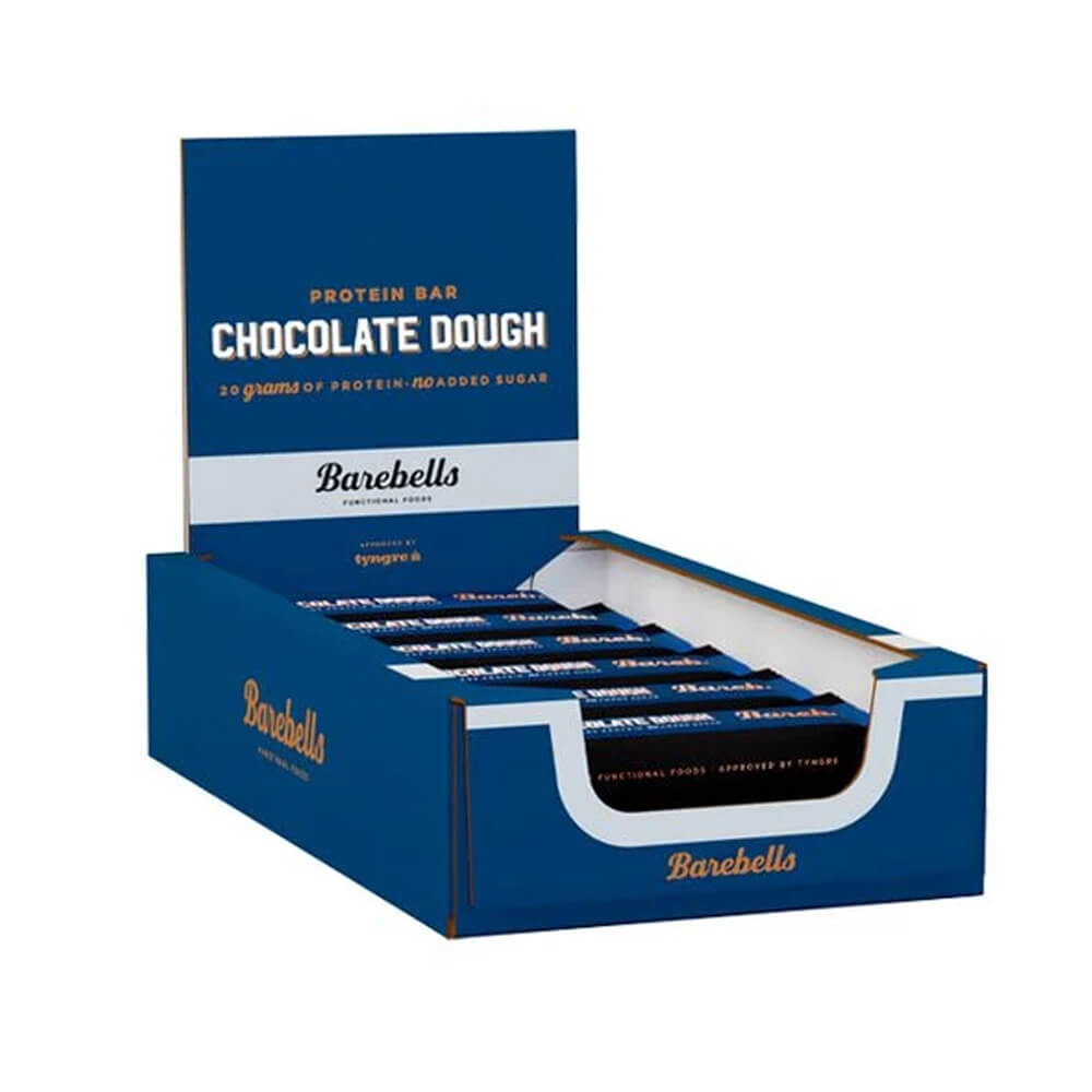 12 x Barebells Proteinbars, 55 g (Chocolate Dough) i gruppen Bars / Proteinbars hos Tillskottsbolaget (BAREBELLS7583)