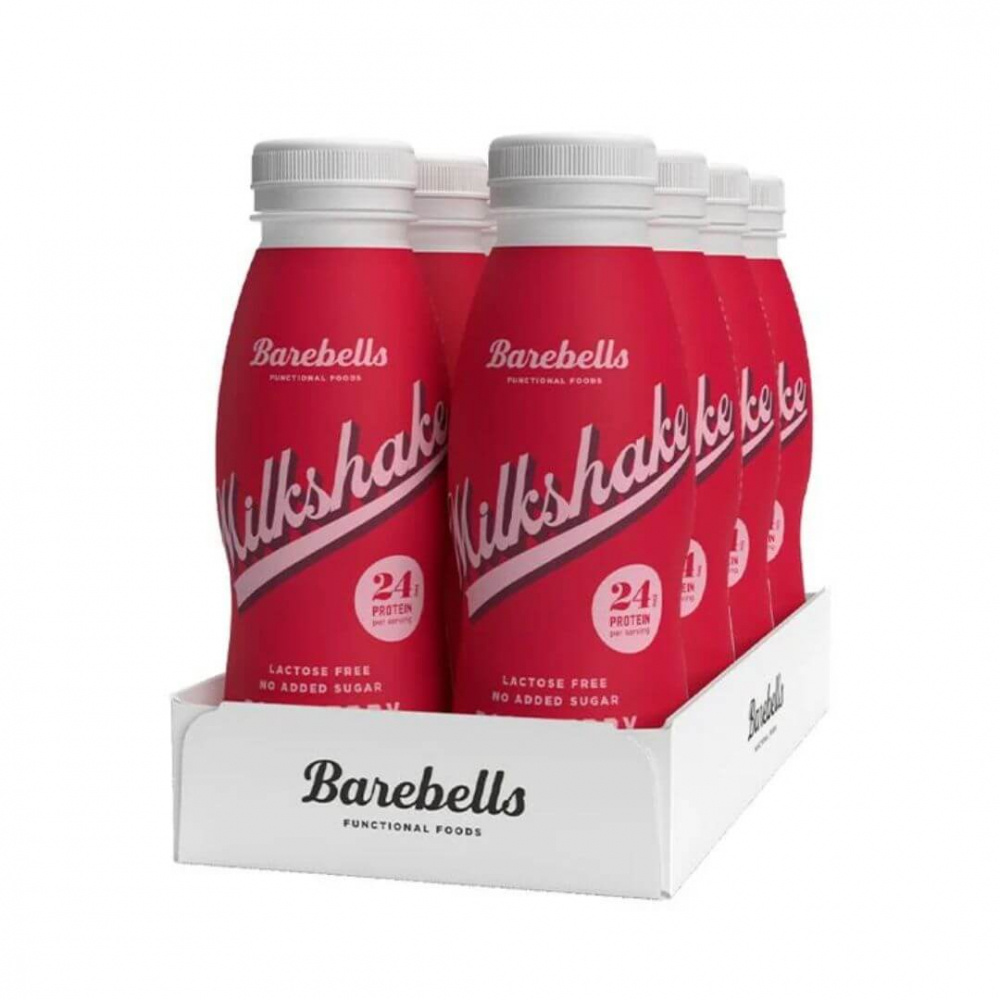 8 x Barebells Milkshake, 330 ml (Raspberry) i gruppen Drycker / Proteindryck hos Tillskottsbolaget (BAREBELLS85923)