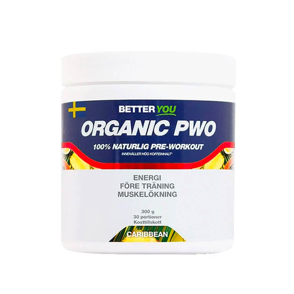 Better You Organic PWO, 300 g i gruppen Kosttillskott & Livsmedel / Prestationshjare / Pre-Workout / PWO hos Tillskottsbolaget (BETTERYOU7583)