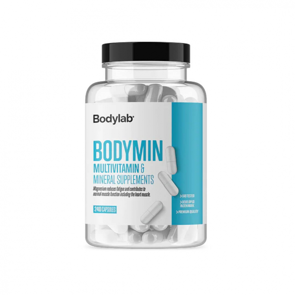 Bodylab Bodymin, 240 caps i gruppen Kosttillskott & Livsmedel / Vitaminer / Multivitamin hos Tillskottsbolaget (BODYLAB574)