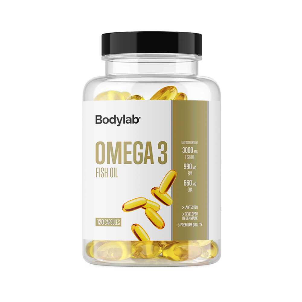 Bodylab Omega 3, 120 caps i gruppen Kosttillskott & Livsmedel / Omega-3 & Fettsyror / Omega-3 hos Tillskottsbolaget (BODYLAB893)