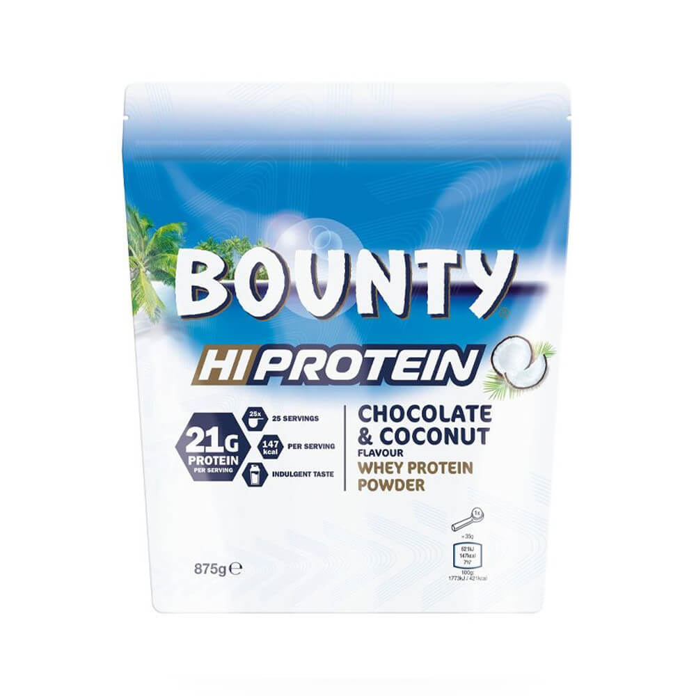 Bounty Protein Powder, 875 g i gruppen Kosttillskott & Livsmedel / Proteinpulver / Vassleprotein / Whey protein hos Tillskottsbolaget (BOUNTY743)