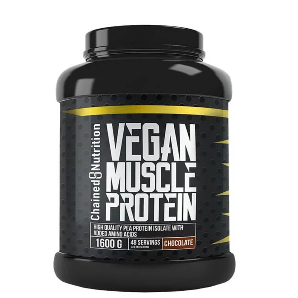 Chained Nutrition Vegan Muscle Protein, 1600 g i gruppen Kosttillskott & Livsmedel / Proteinpulver / Laktosfritt Protein hos Tillskottsbolaget (CHAINED7654)