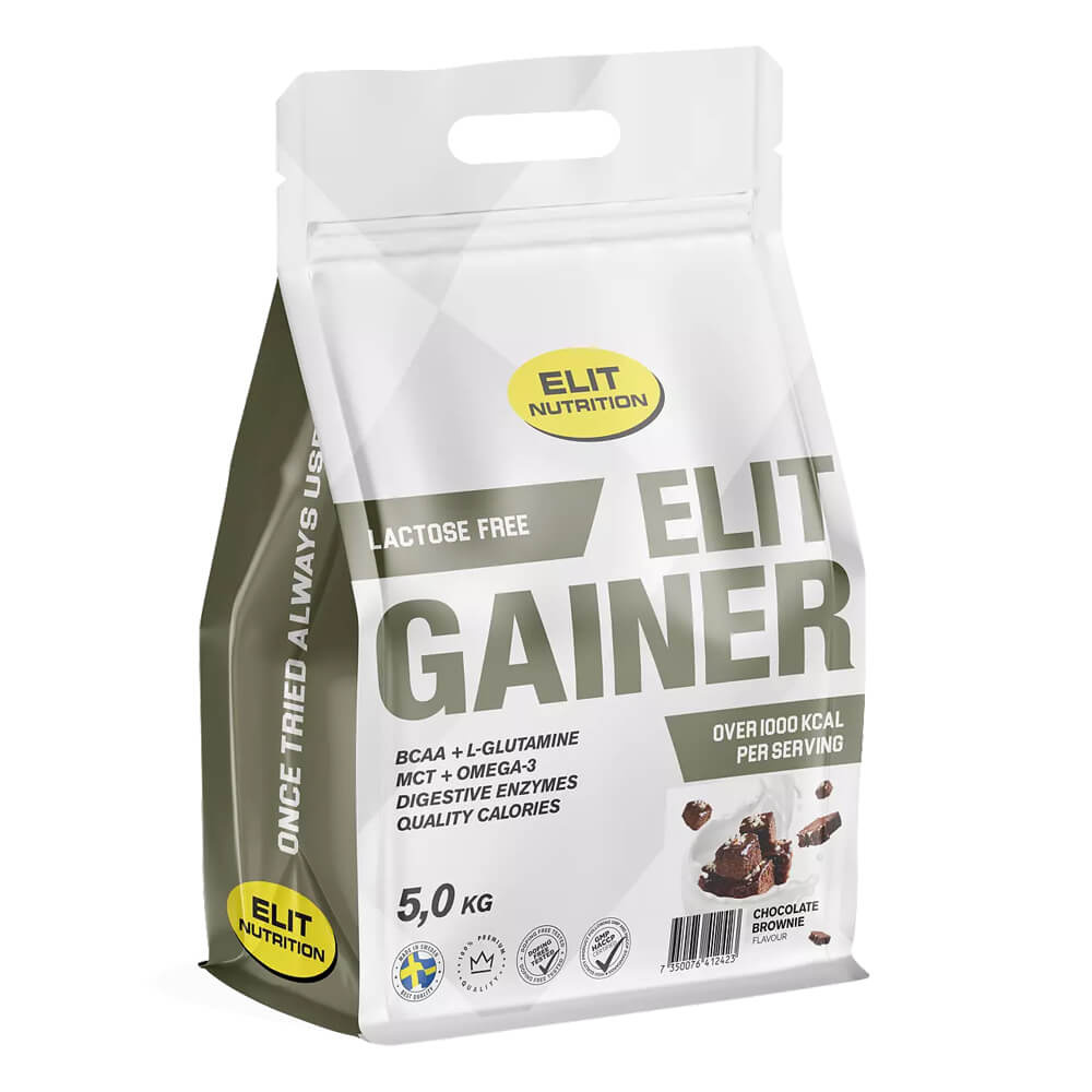 Elit Nutrition Gainer - Lactose Free, 5 kg i gruppen Kosttillskott & Livsmedel / Gainers & terhmtning / Laktosfria Gainers hos Tillskottsbolaget (ELIT7509)