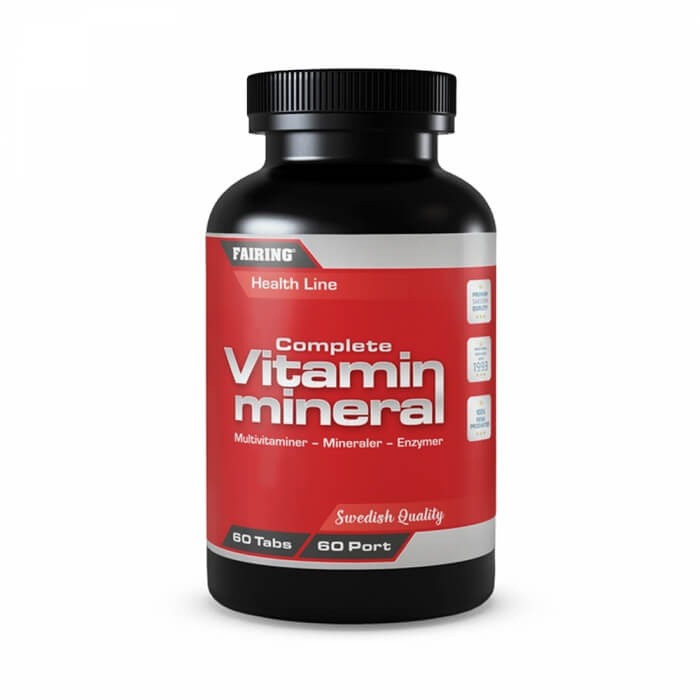 Fairing Complete Vitamin & Mineral, 60 tabs i gruppen Kosttillskott & Livsmedel / Vitaminer / Multivitamin hos Tillskottsbolaget (FAIRING6103)