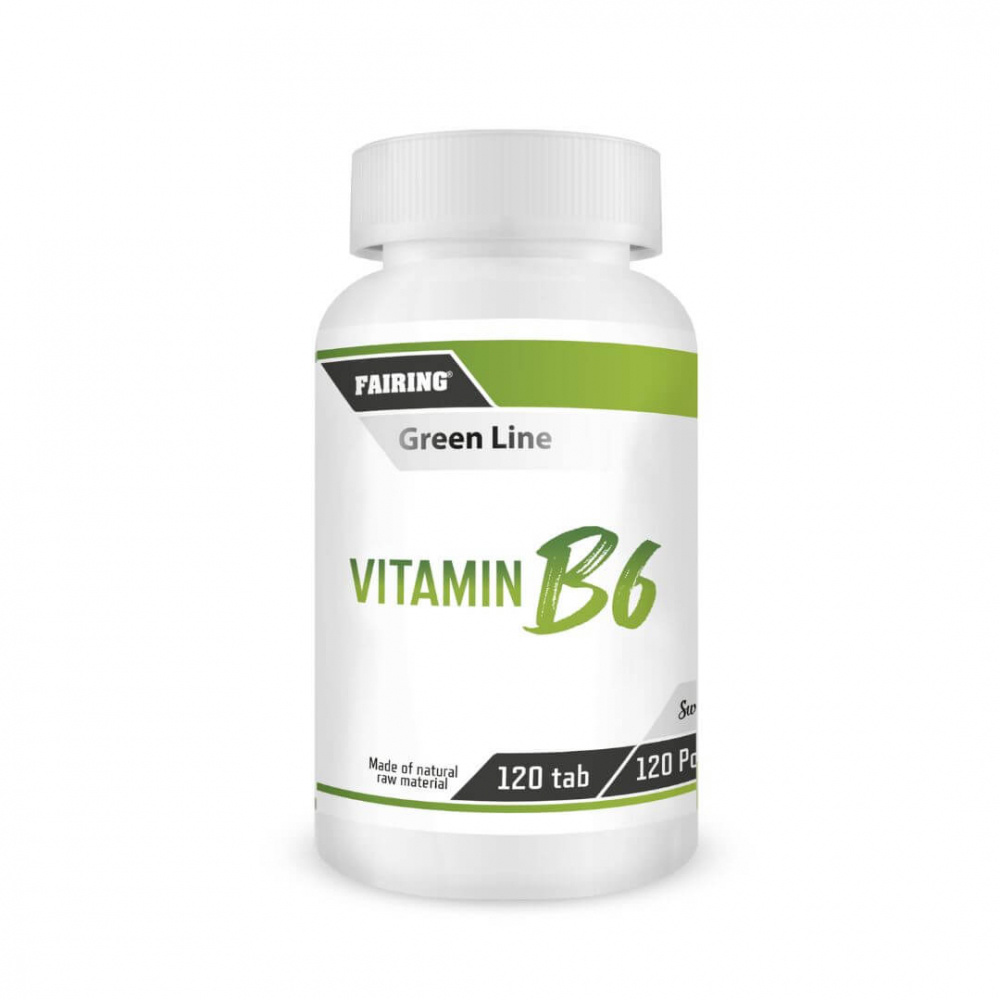Fairing Vitamin B6, 120 tabs i gruppen Kosttillskott & Livsmedel / Vitaminer / B-vitamin hos Tillskottsbolaget (FAIRING7684)