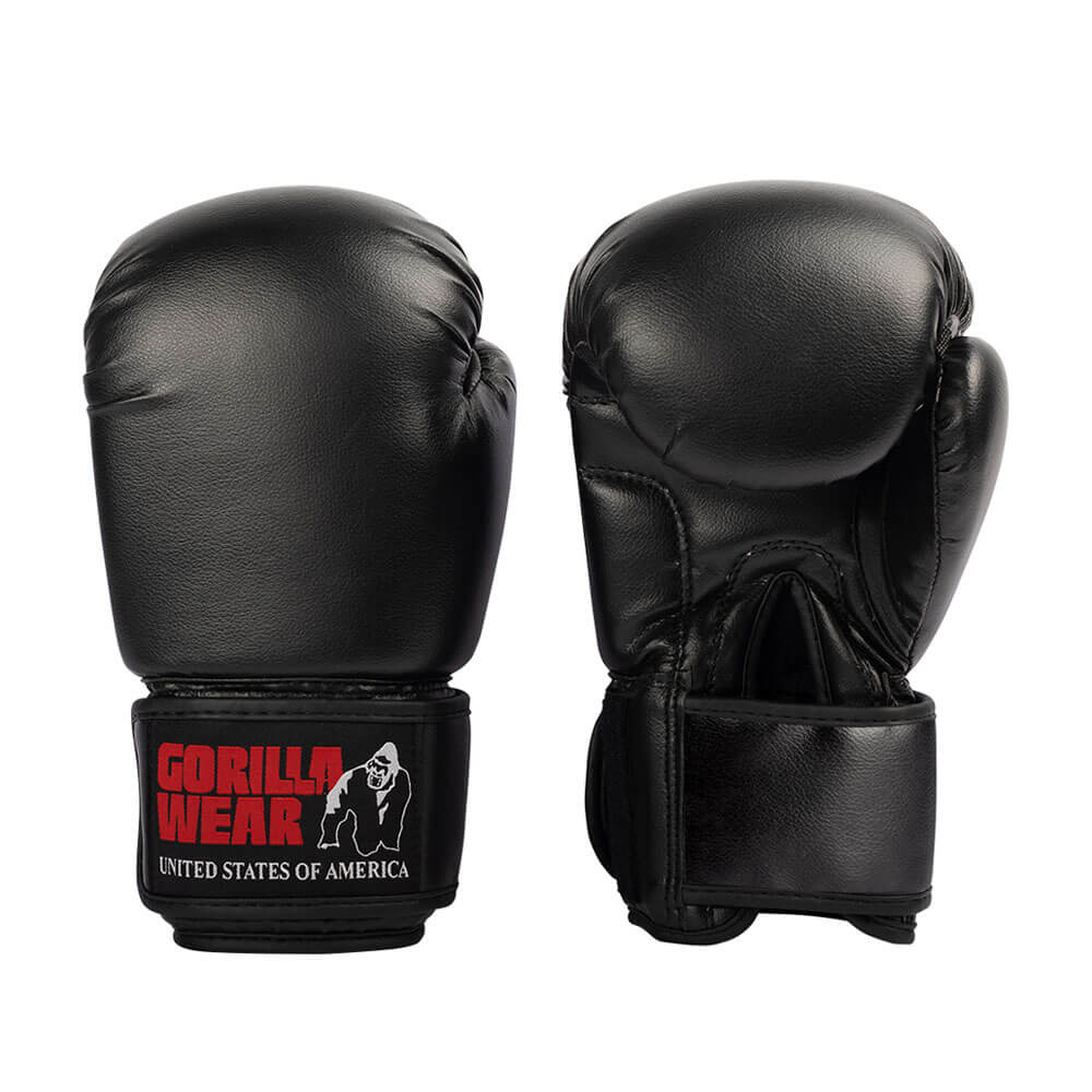 Gorilla Wear Mosby Boxing Gloves, black i gruppen Trningstillbehr / Kampsportsutrustning hos Tillskottsbolaget (GORILLA7643)