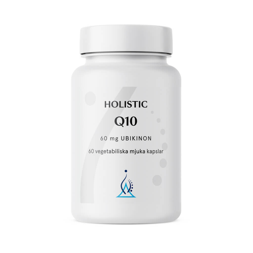 Holistic Q10, 60 caps i gruppen Kosttillskott & Livsmedel / Vitaminer / Coenzyme Q10 hos Tillskottsbolaget (HOLISTIC653)