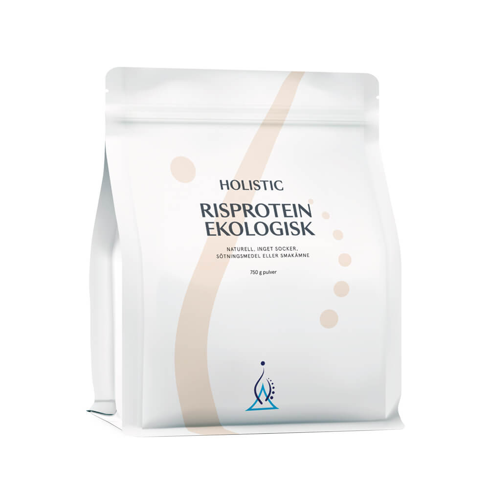 Holistic Risprotein Ekologiskt, 750 g i gruppen Kosttillskott & Livsmedel / Proteinpulver / Veganskt protein hos Tillskottsbolaget (HOLISTIC674)