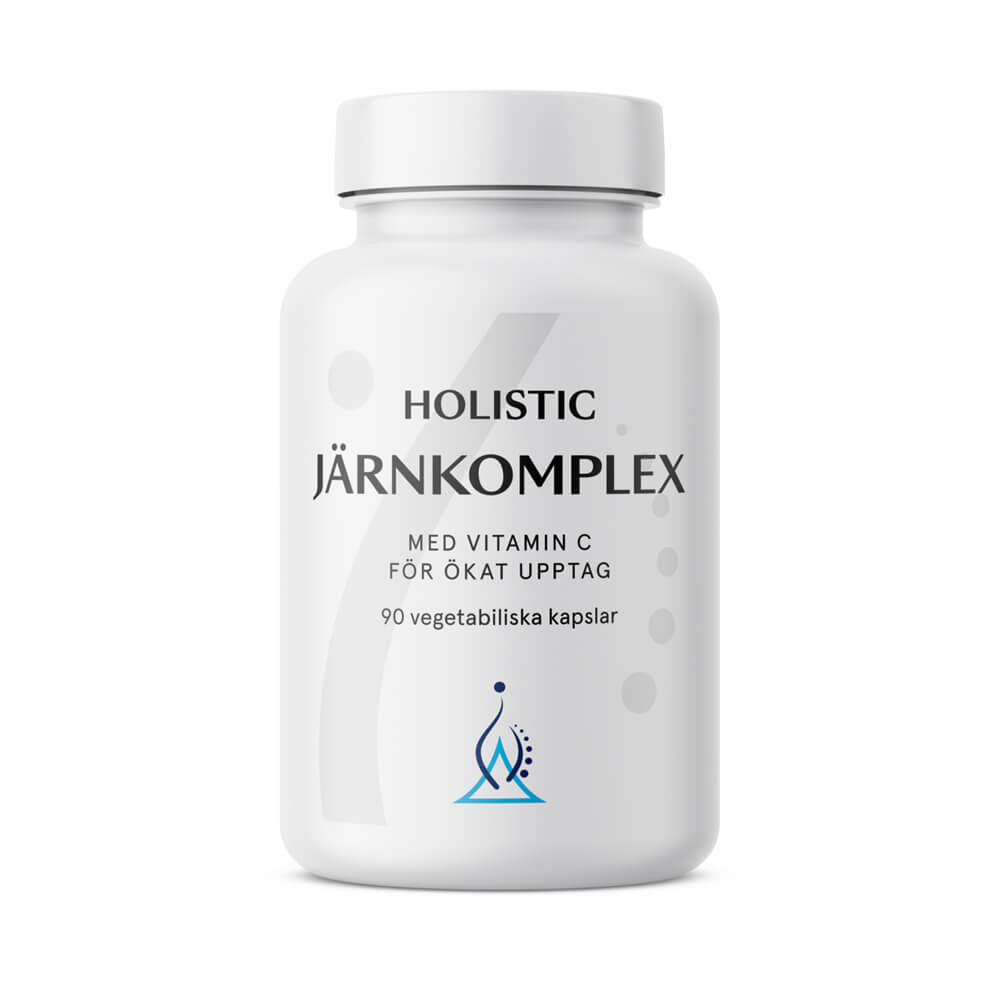 Holistic Jrn Komplex, 90 caps i gruppen Kosttillskott & Livsmedel / Mineraler / Jrn hos Tillskottsbolaget (HOLISTIC7584)