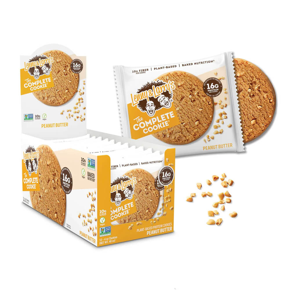 12 x Lenny & Larrys The Complete Cookie, 113 g (Peanut Butter) i gruppen Bars / Proteinbars hos Tillskottsbolaget (LENNY67892)