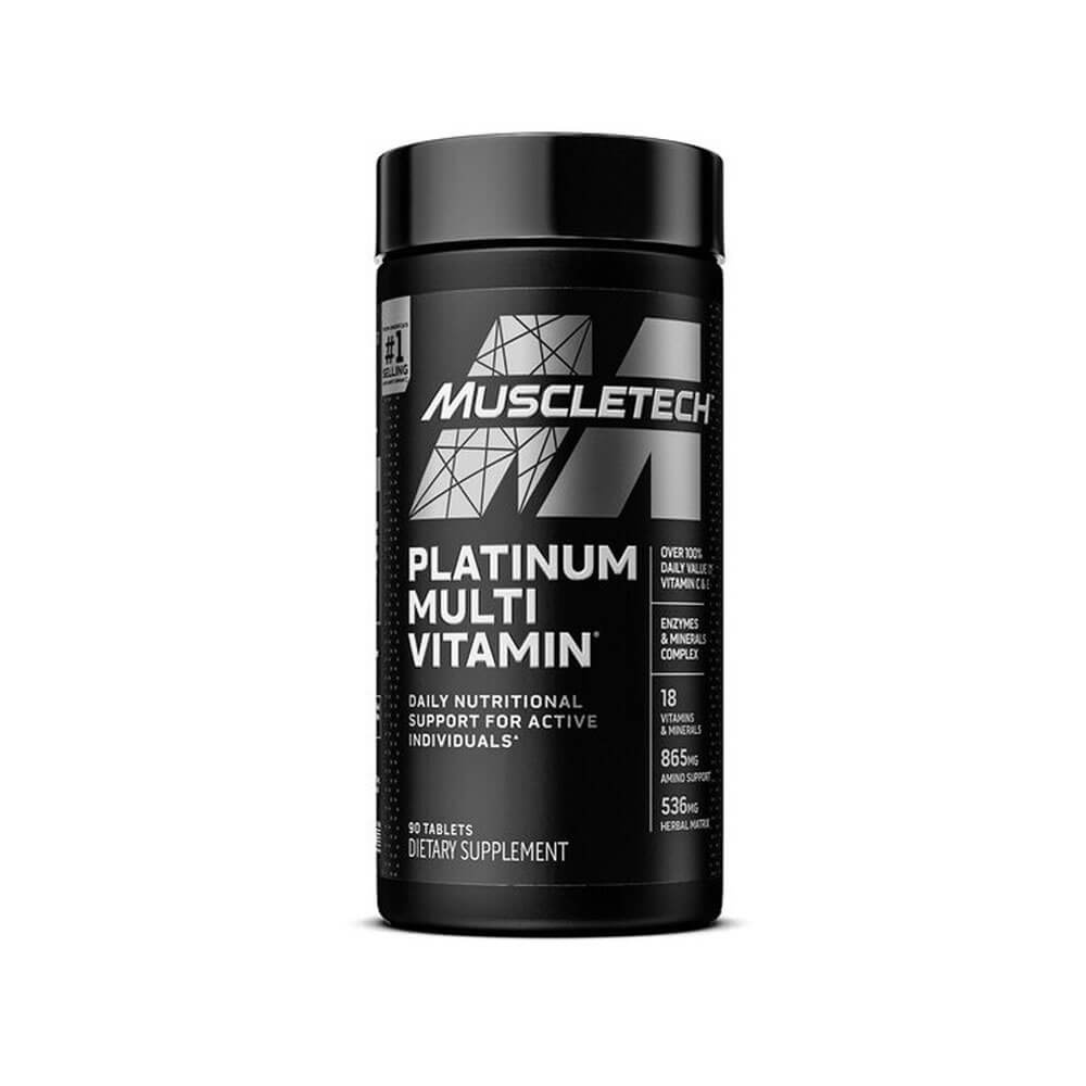 MuscleTech Platinum Multi Vitamin, 90 tabs i gruppen Kosttillskott & Livsmedel / Vitaminer / Multivitamin hos Tillskottsbolaget (MUSCLETECH5667)