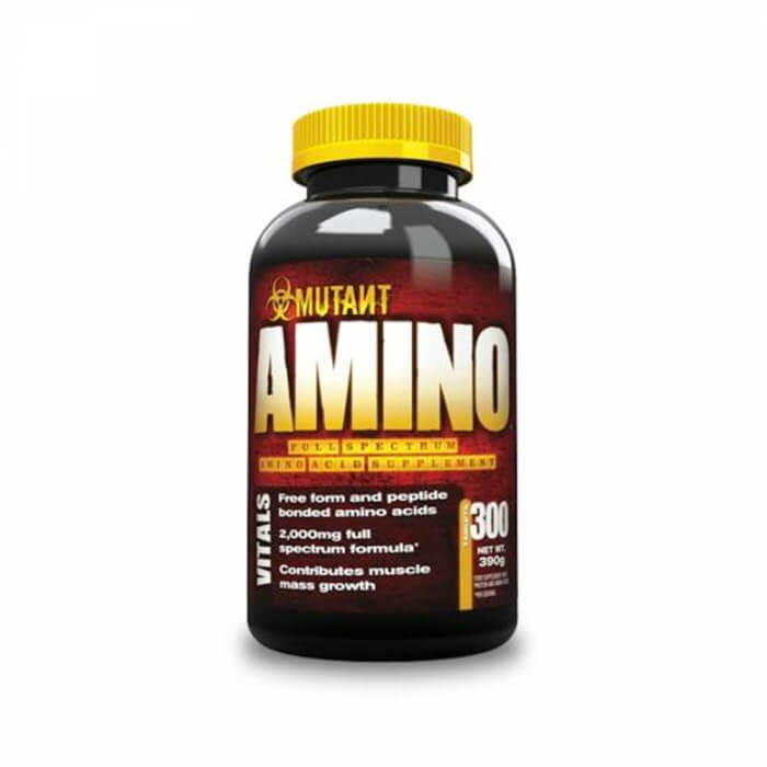 Mutant Amino, 300 tabs i gruppen Kosttillskott & Livsmedel / Aminosyror / Aminosyrakomplex hos Tillskottsbolaget (MUTANT0015)