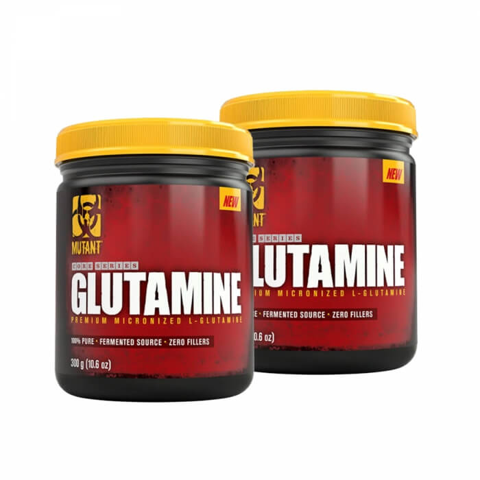 2 x Mutant Core Series Glutamine, 300 g i gruppen Kosttillskott & Livsmedel / Hlsokost / Immunfrsvar hos Tillskottsbolaget (MUTANT9504)