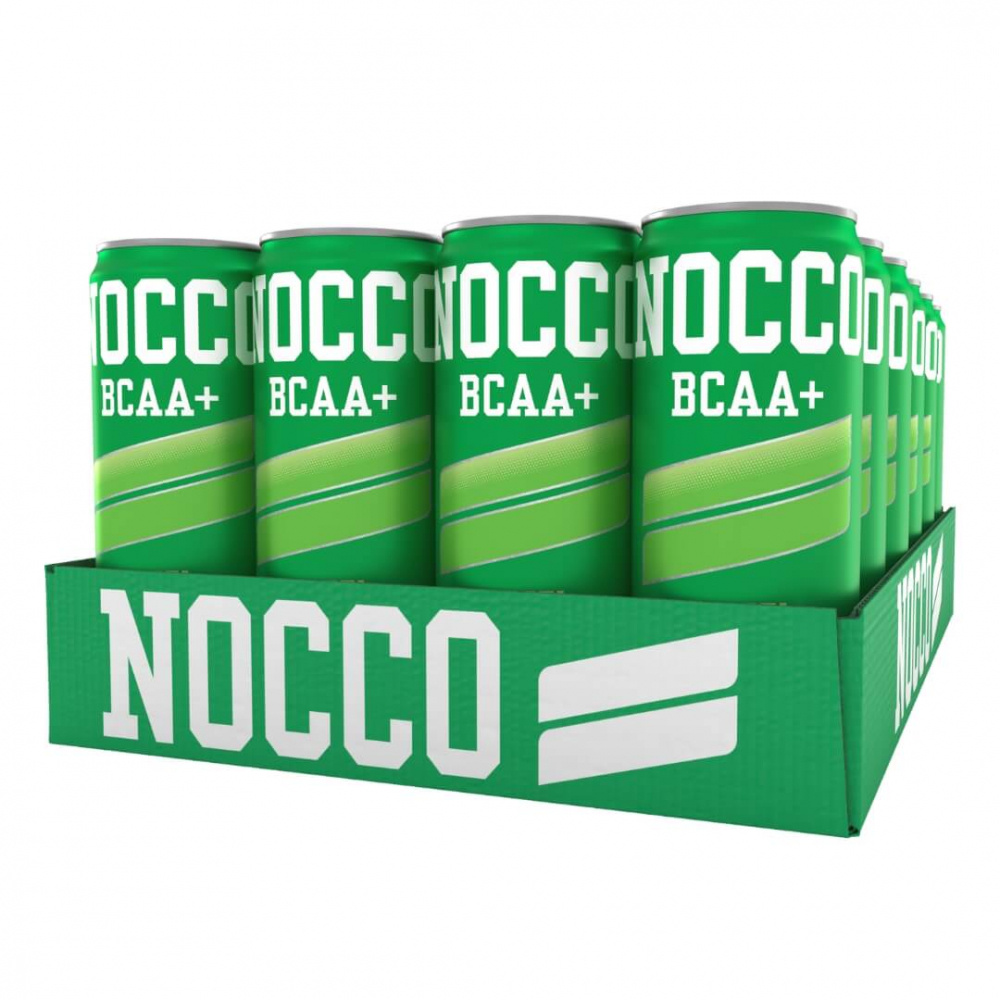 24 x NOCCO BCAA+, 330 ml (pple - Koffeinfri) i gruppen Drycker / Energidryck hos Tillskottsbolaget (NOCCO21893)