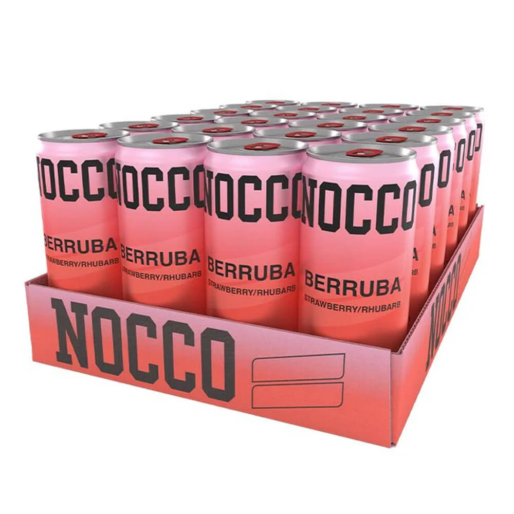 24 x NOCCO BCAA, 330 ml (Berruba) i gruppen Tema / Glutenfria Kosttillskott hos Tillskottsbolaget (NOCCO6783)