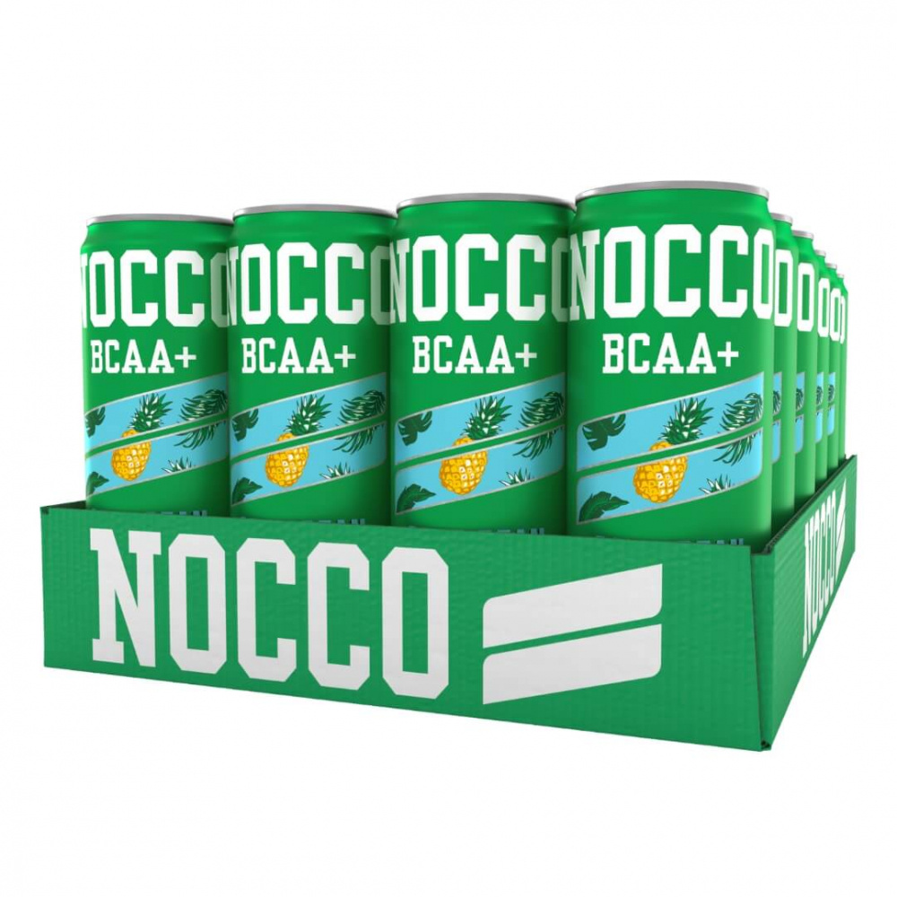 24 x NOCCO BCAA+, 330 ml (Caribbean - Koffeinfri) i gruppen Drycker / Energidryck hos Tillskottsbolaget (NOCCO75801)
