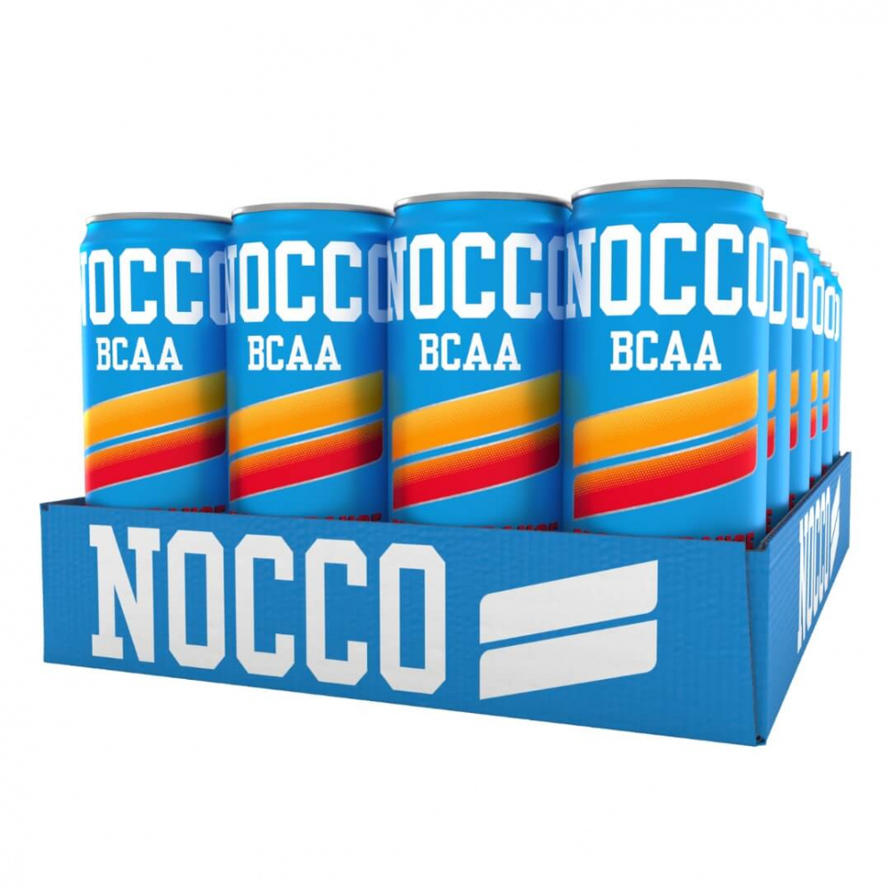 24 x NOCCO BCAA, 330 ml (Blood Orange) i gruppen Drycker / Energidryck hos Tillskottsbolaget (NOCCO86594)