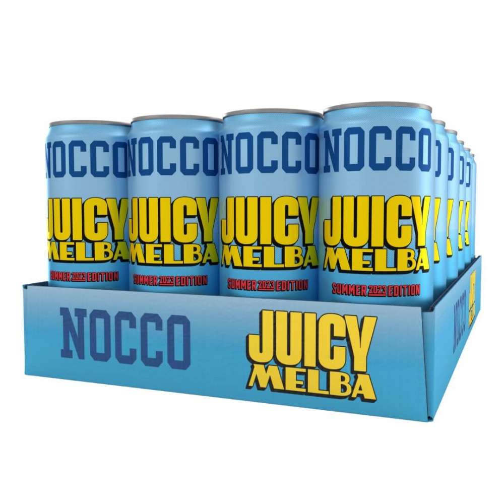 24 x NOCCO BCAA, 330 ml (Juicy Melba) i gruppen Drycker / Energidryck hos Tillskottsbolaget (NOCCO86921)
