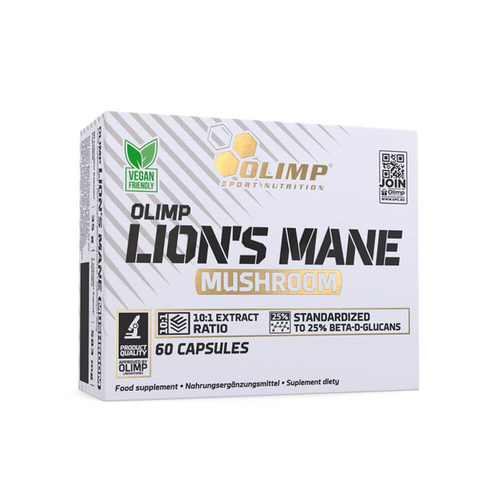 Olimp Lions Mane Mushroom, 60 caps i gruppen Kosttillskott & Livsmedel / Hlsokost / Antioxidanter hos Tillskottsbolaget (OLIMP67563)