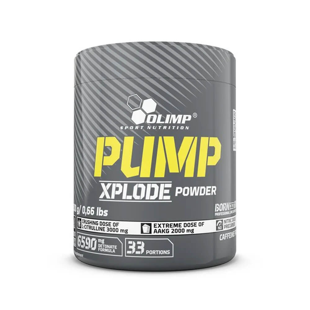 OLIMP Pump Xplode Powder, 300 g i gruppen Kosttillskott & Livsmedel / Prestationshjare / Stimfri PWO hos Tillskottsbolaget (OLIMP8954)