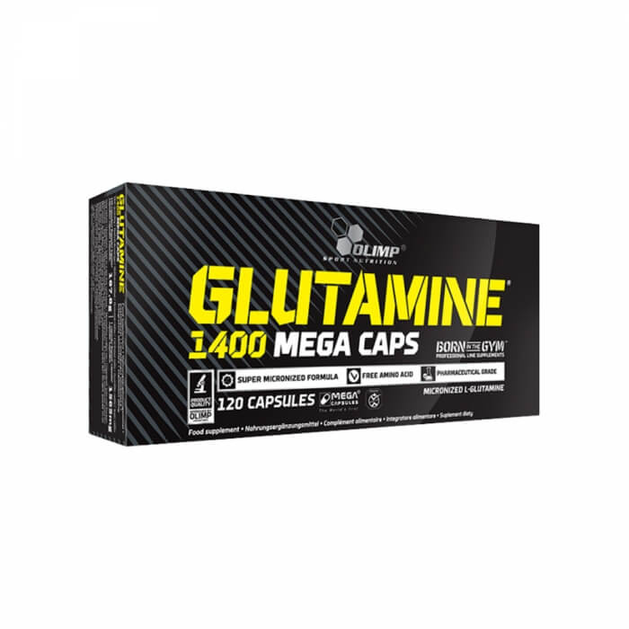 OLIMP Glutamine Mega Caps 1400, 120 caps i gruppen Kosttillskott & Livsmedel / Hlsokost / Immunfrsvar hos Tillskottsbolaget (OLIMP954)