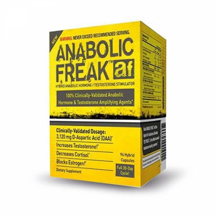 Pharmafreak Anabolic FREAK, 96 caps i gruppen Kosttillskott & Livsmedel / Muskelkning / Testobooster hos Tillskottsbolaget (PHARMA954)