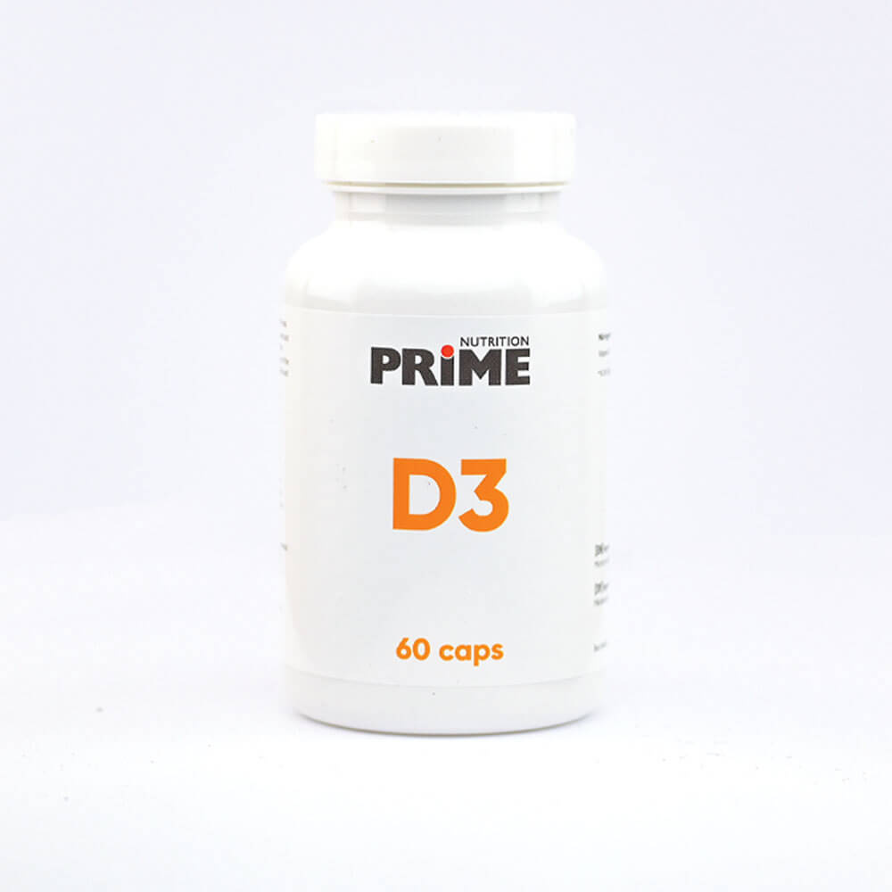Prime Nutrition Vitamin D3, 60 caps i gruppen Kosttillskott & Livsmedel / Vitaminer / D-vitamin hos Tillskottsbolaget (PRIME783)