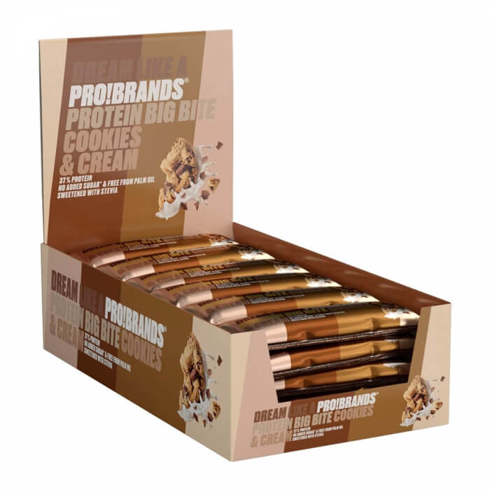 24 x Pro Brands Big Bite, 45 g i gruppen Bars / Proteinbars hos Tillskottsbolaget (PROBRANDS742)