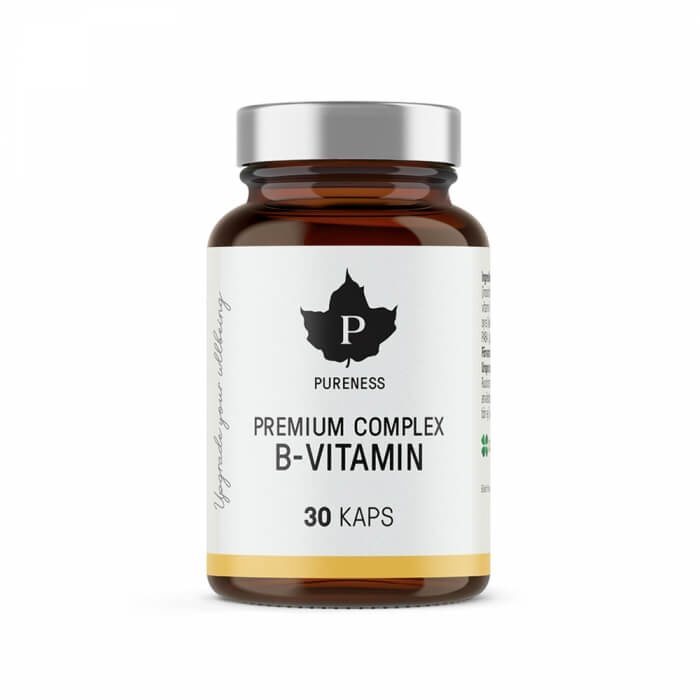Pureness Complex B-vitamin, 30 caps i gruppen Kosttillskott & Livsmedel / Vitaminer / B-vitamin hos Tillskottsbolaget (PURENESS672)