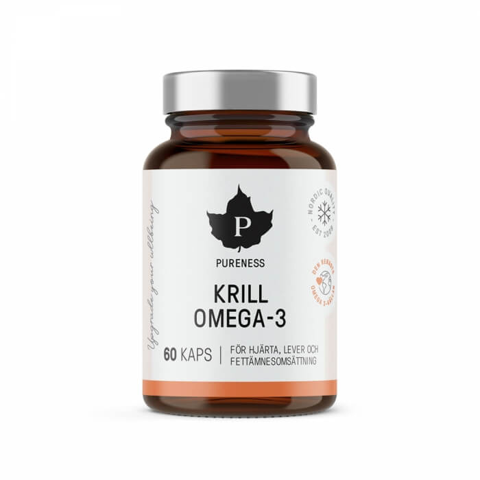 Pureness Krill Omega-3, 60 caps i gruppen Kosttillskott & Livsmedel / Omega-3 & Fettsyror / Omega-3 hos Tillskottsbolaget (PURENESS893)