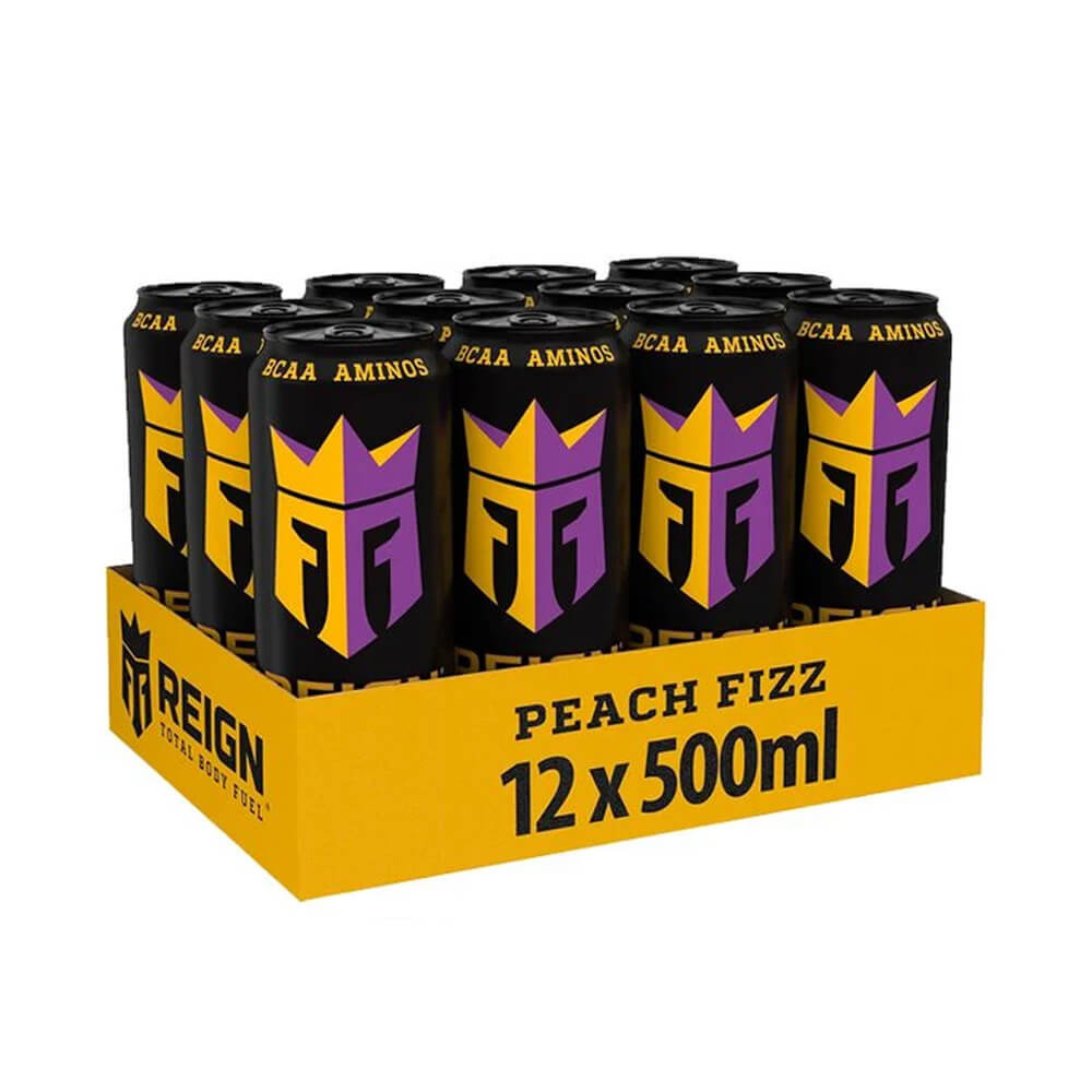 12 x Reign Energy, 500 ml (Peach Fizz) i gruppen Drycker / Energidryck hos Tillskottsbolaget (REIGN768)