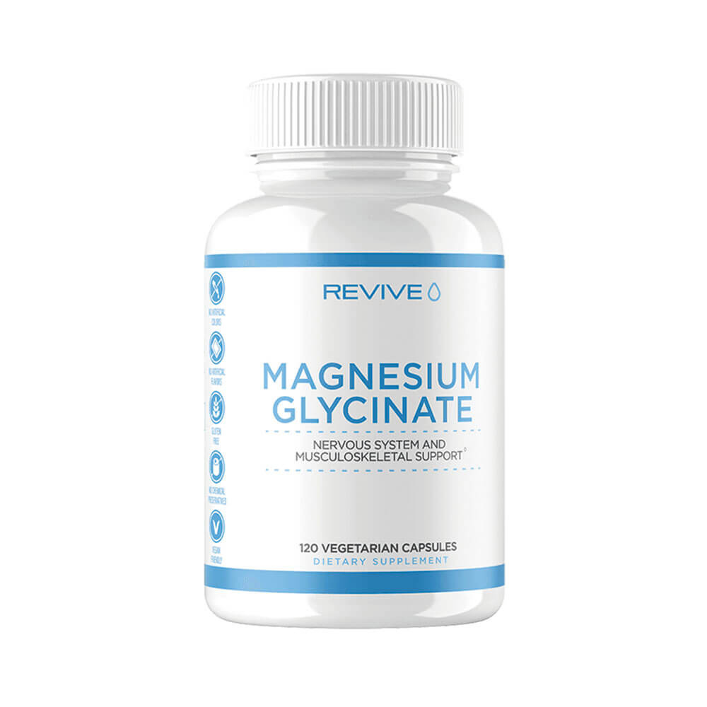 Revive MD Magnesium Glycinate, 120 caps i gruppen Kosttillskott & Livsmedel / Mineraler / Magnesium hos Tillskottsbolaget (REVIVE8965)