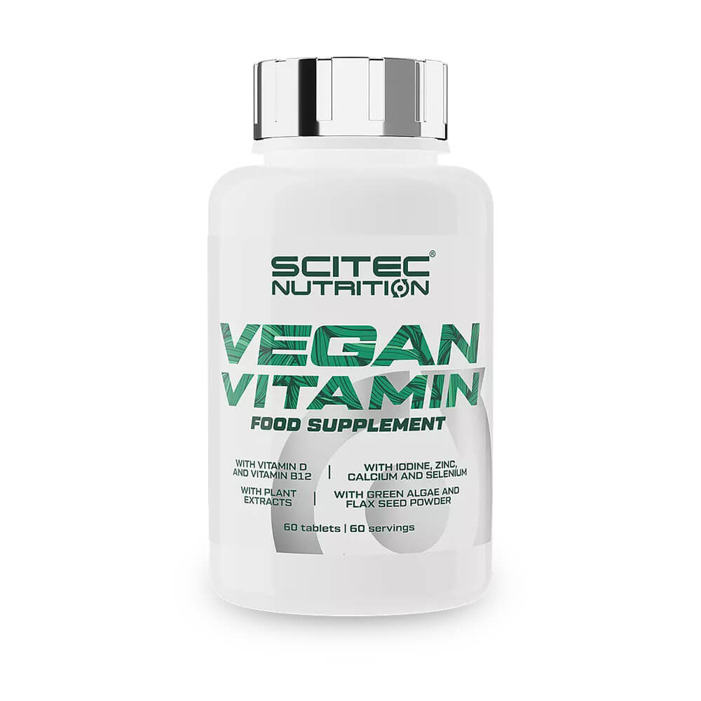 Scitec Nutrition Vegan Vitamin, 60 tabs i gruppen Kosttillskott & Livsmedel / Vitaminer / Multivitamin hos Tillskottsbolaget (SCITEC31424)