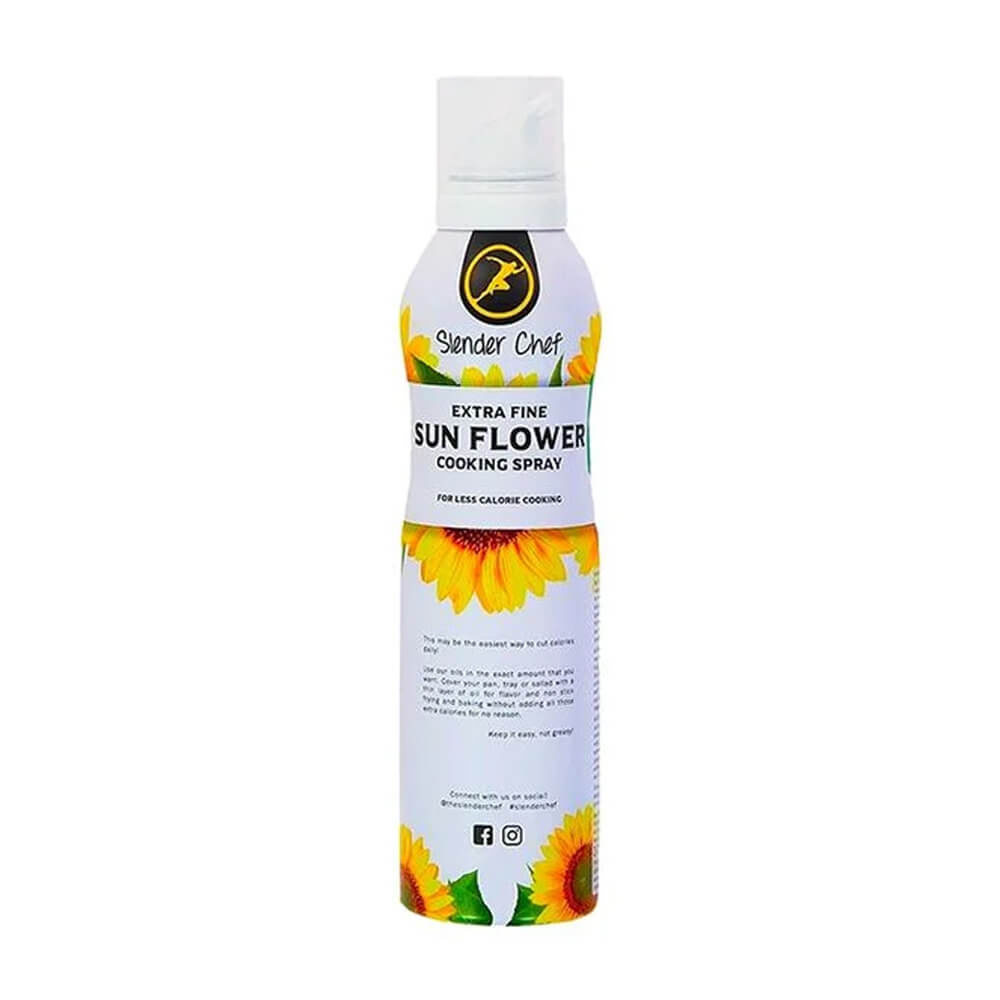 Slender Chef Cooking Spray, 200 ml, Sunflower Oil i gruppen Kosttillskott & Livsmedel / Livsmedel hos Tillskottsbolaget (SLENDER7583)