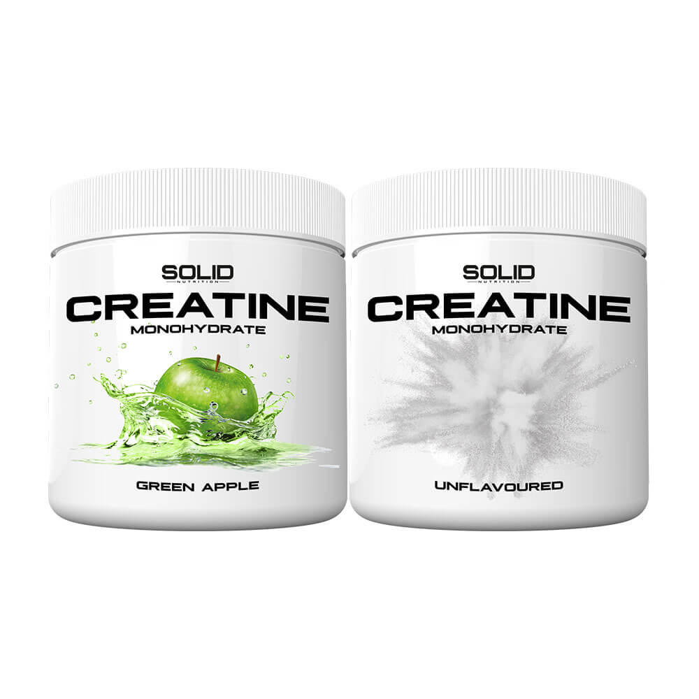 2 x SOLID Nutrition Creatine Monohydrate, 400 g i gruppen Kosttillskott & Livsmedel / Kreatin / Kreatinmonohydrat hos Tillskottsbolaget (SOLID5333)