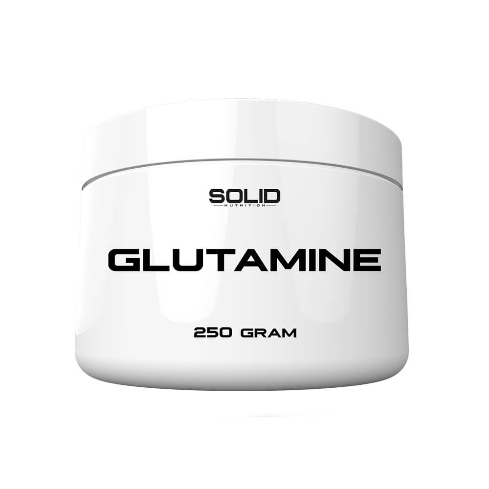 SOLID Nutrition Glutamine, 250 g i gruppen Kosttillskott & Livsmedel / Aminosyror / Glutamin hos Tillskottsbolaget (SOLID64733)