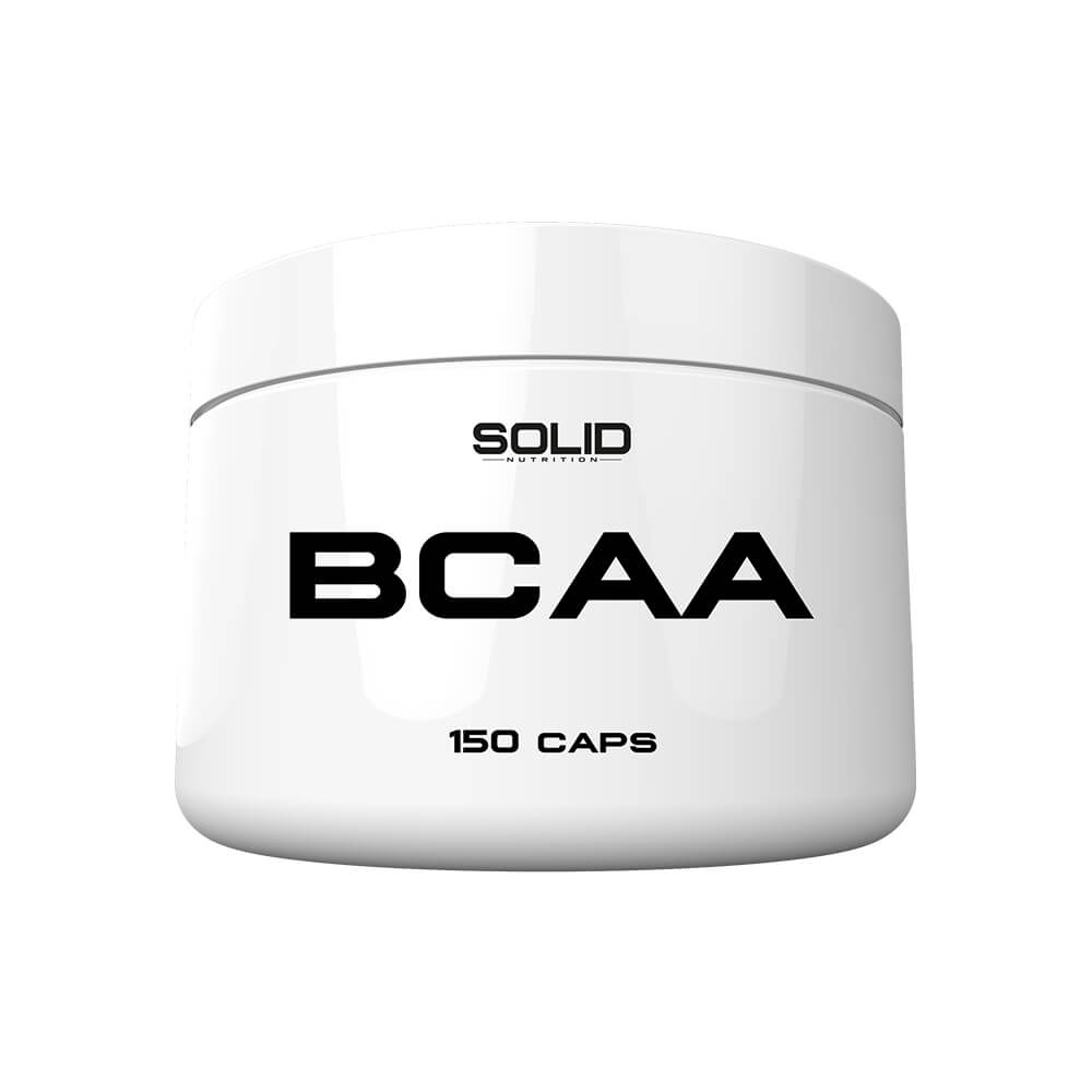 SOLID Nutrition BCAA, 150 mega caps i gruppen Kosttillskott & Livsmedel / Aminosyror / BCAA hos Tillskottsbolaget (SOLID6574)