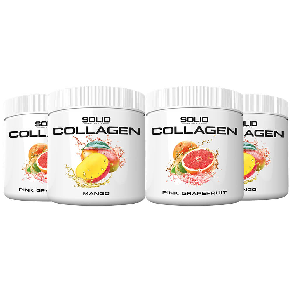 4 x SOLID Nutrition Collagen, 230 g i gruppen Kosttillskott & Livsmedel / Ledhlsa / Kollagen hos Tillskottsbolaget (SOLID6732)
