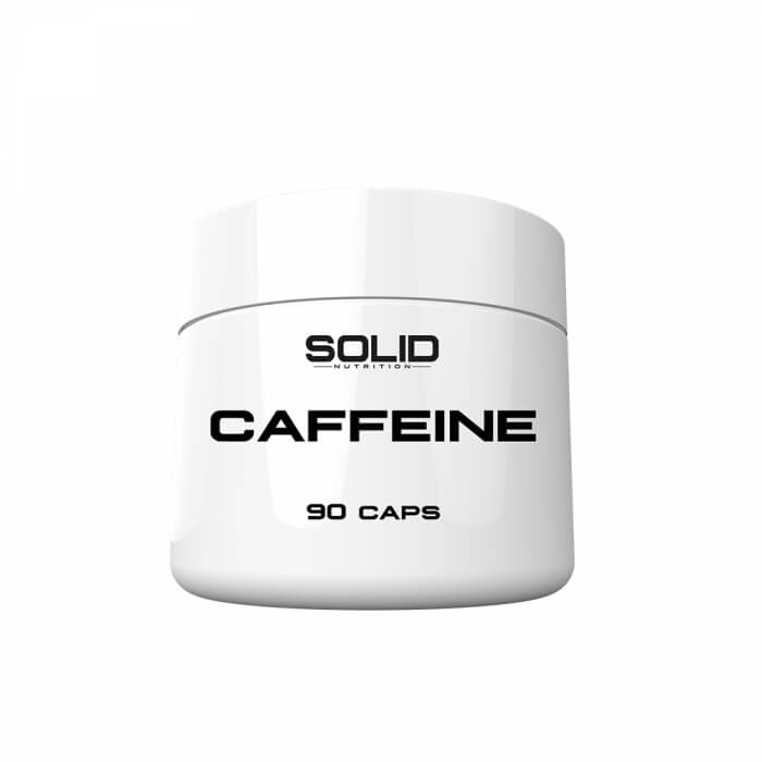 SOLID Nutrition Caffeine, 90 caps i gruppen Kosttillskott & Livsmedel / Prestationshjare / Koffein hos Tillskottsbolaget (SOLID754)