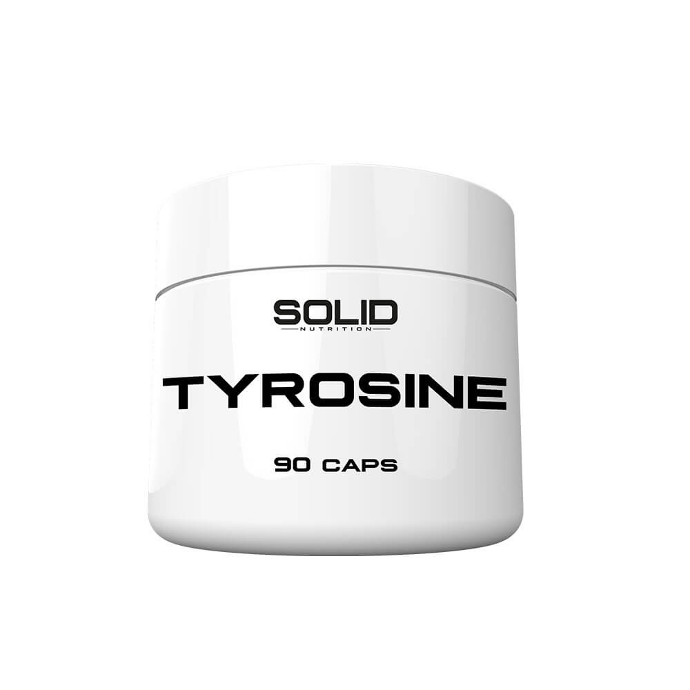 SOLID Nutrition Tyrosine, 90 caps i gruppen Kosttillskott & Livsmedel / Aminosyror / Tyrosin hos Tillskottsbolaget (SOLID76123)