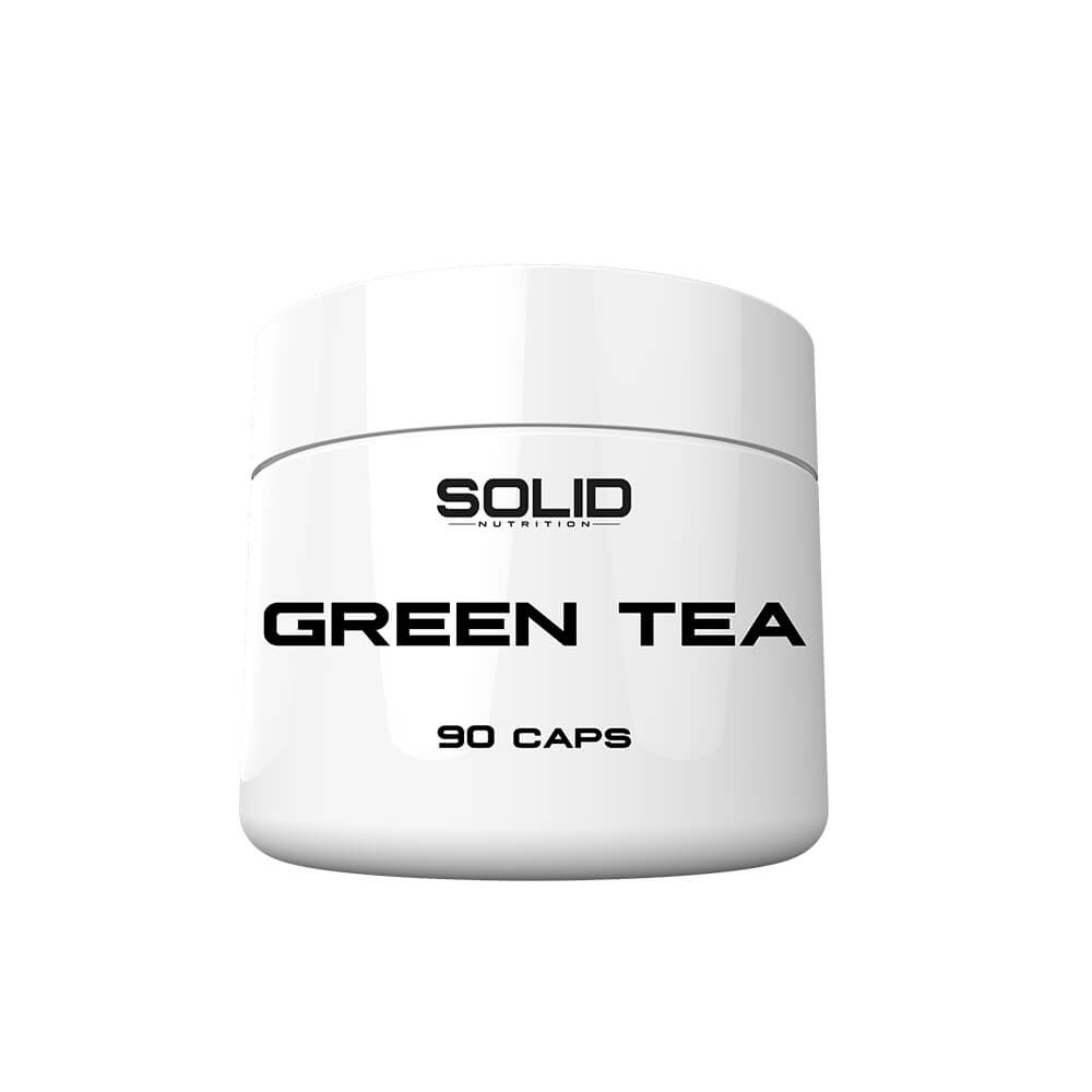 SOLID Nutrition Green Tea, 90 caps i gruppen Kosttillskott & Livsmedel / Hlsokost / Grnt Te hos Tillskottsbolaget (SOLID76843)