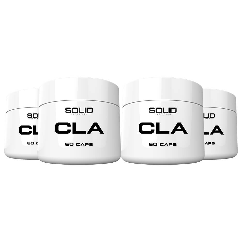 4 x SOLID Nutrition CLA, 60 caps i gruppen Kosttillskott & Livsmedel / Omega-3 & Fettsyror / CLA hos Tillskottsbolaget (SOLID76899)