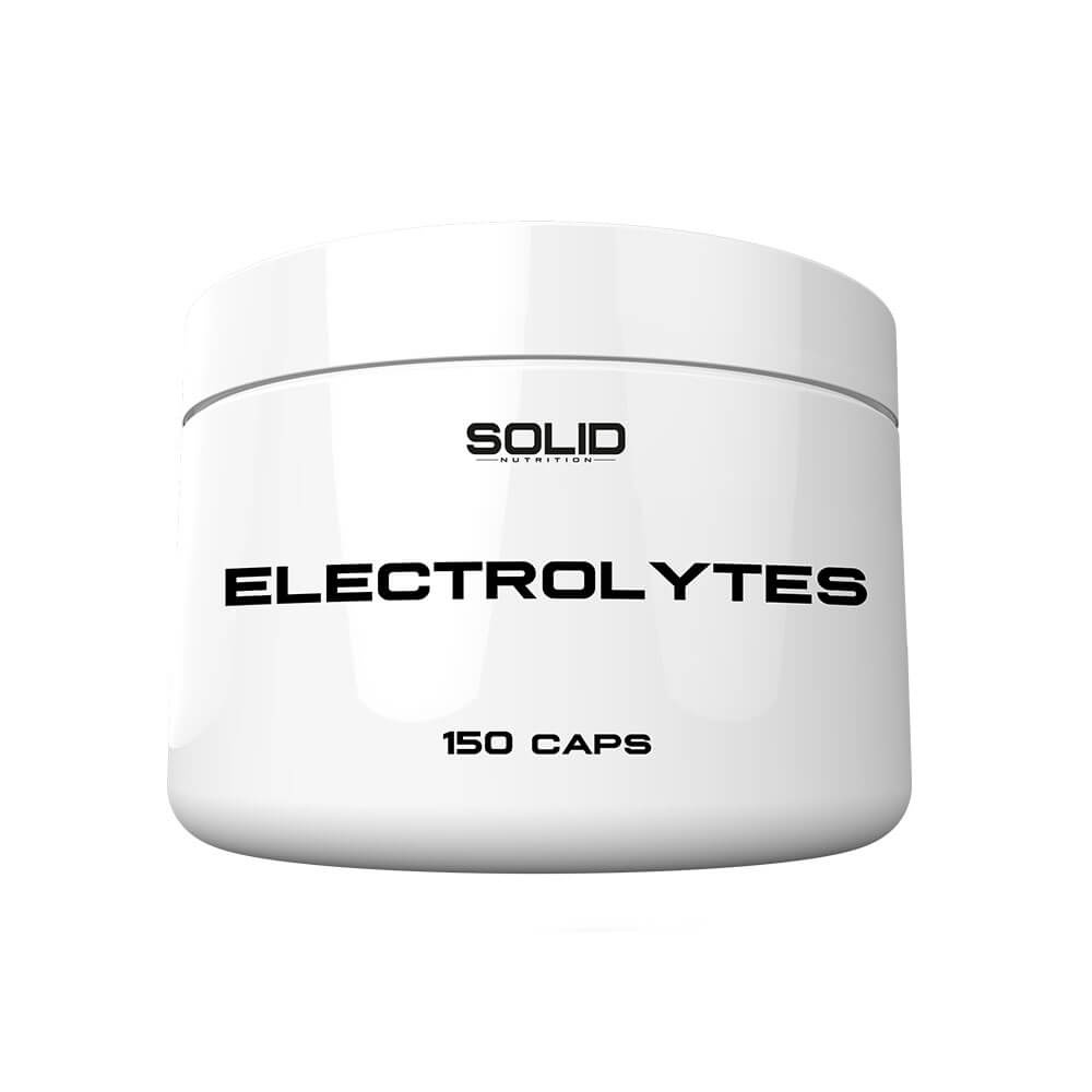 SOLID Nutrition Electrolytes, 150 mega caps i gruppen Kosttillskott & Livsmedel / Mineraler / Elektrolyter hos Tillskottsbolaget (SOLID78533)