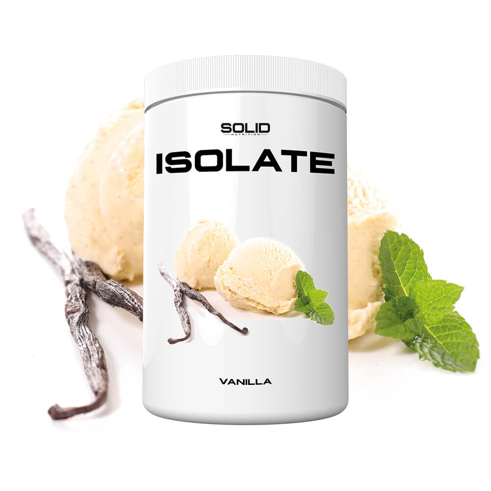 SOLID Nutrition Isolate, 750 g (Vanilla) i gruppen Kosttillskott & Livsmedel / Proteinpulver / Isolatprotein hos Tillskottsbolaget (SOLID85001-1)