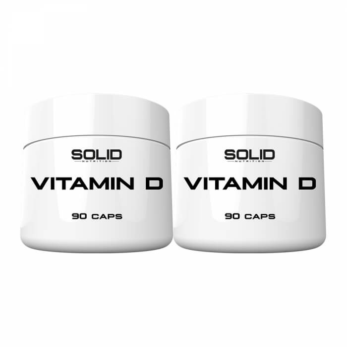 2 x SOLID Nutrition Vitamin D, 90 caps i gruppen Kosttillskott & Livsmedel / Hlsokost / Immunfrsvar hos Tillskottsbolaget (SOLID853)